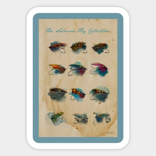 Classic Salmon Fly Collection Sticker